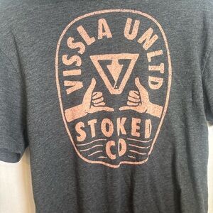 Vissla Men's Gray Graphic T-Shirt bin0045